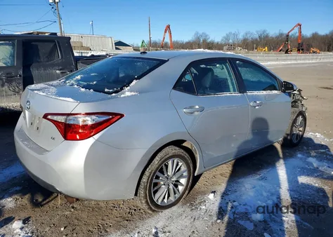 2014 Toyota Corolla L z USA, uszkodzony, nr VIN 2T1BURHE2EC037694